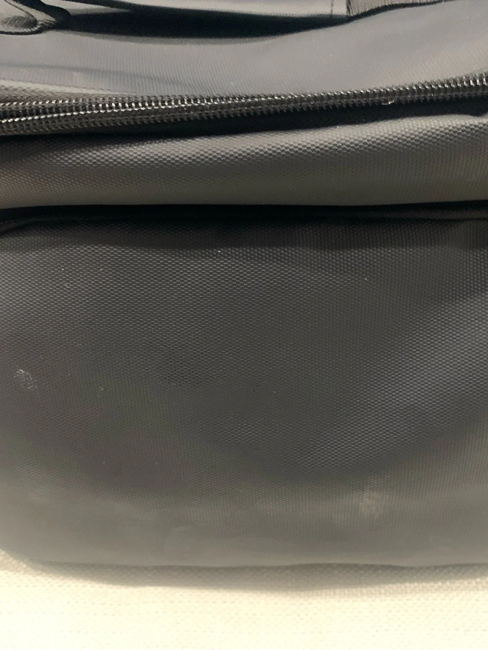 Black Insulated Lunch Bag / Portable Travel Cooler Bag with Adjustable Shoulder